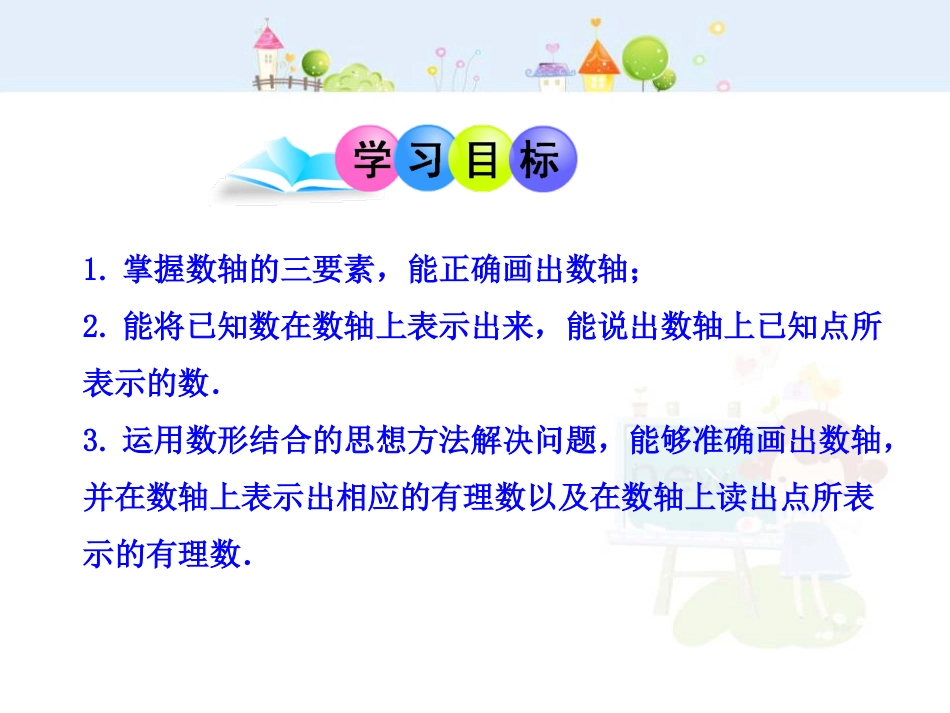 初中数学教学课件：1.2.2  数轴（人教版七年级上）_第2页