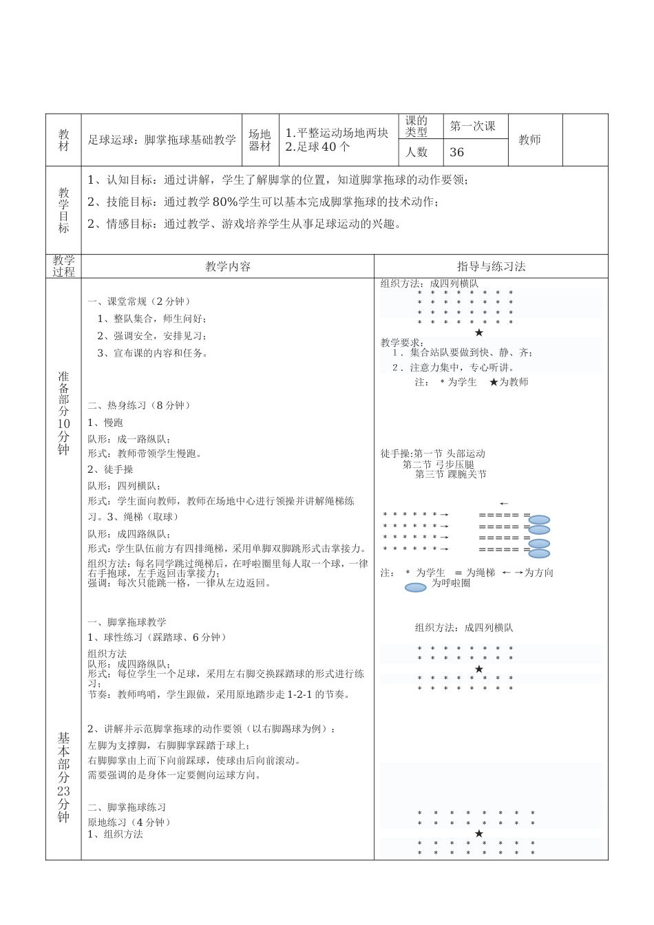 大学足球拖球教案_第2页