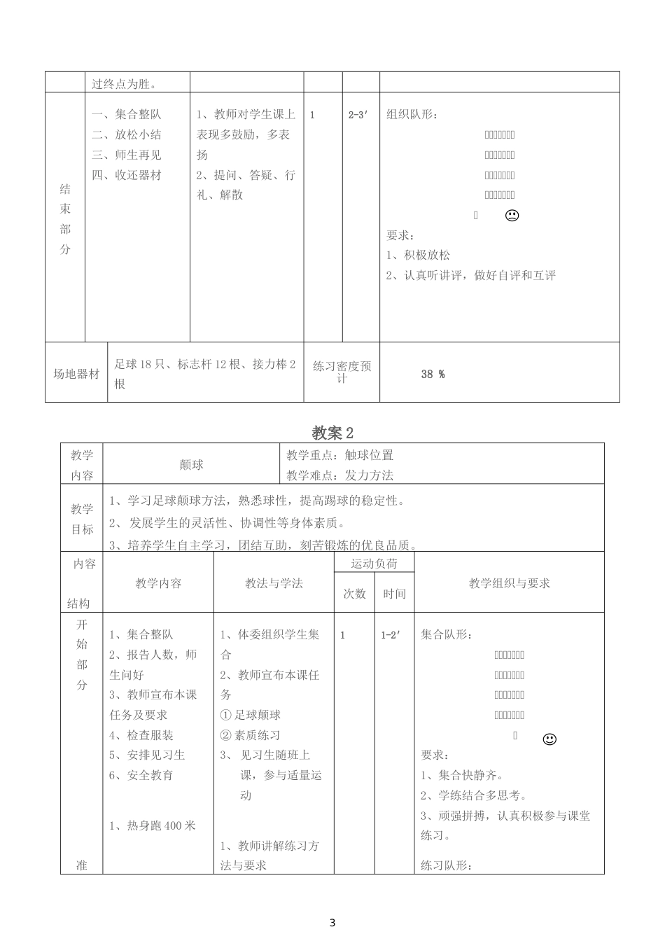 校园足球教案_第3页