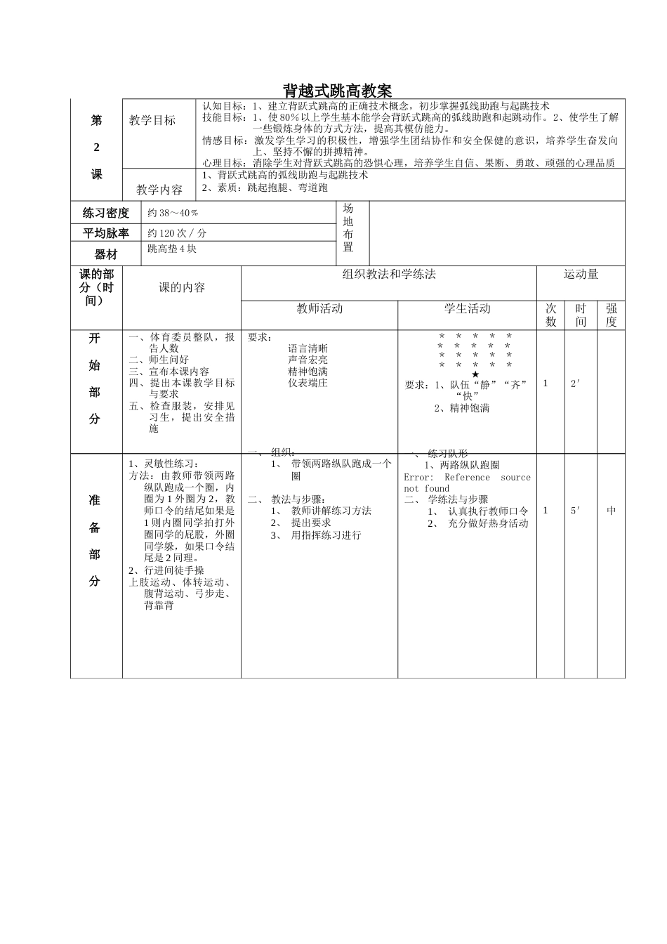 背越式跳高教案1_第1页