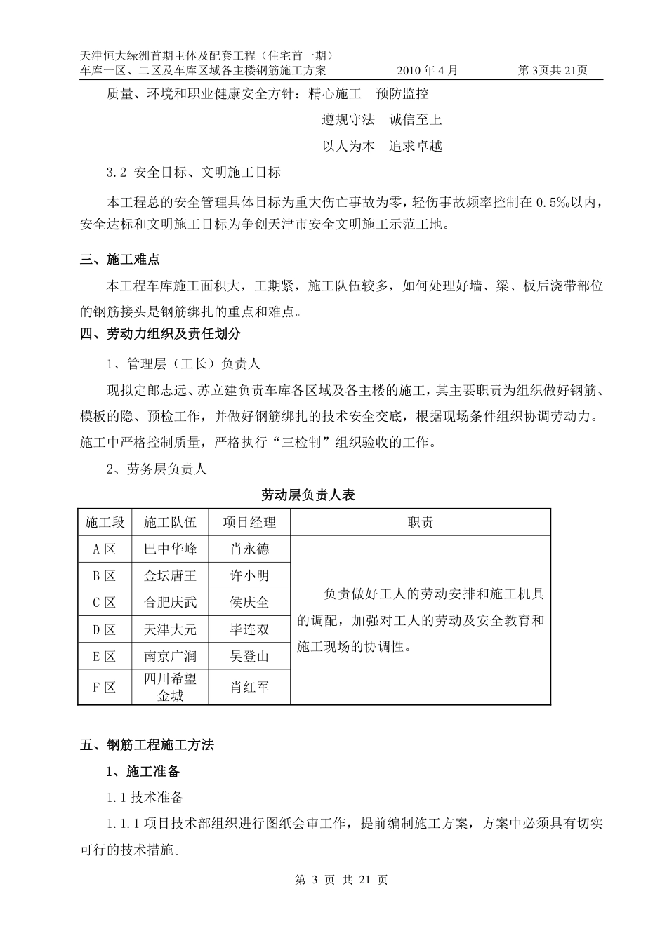 恒大绿洲钢筋施工方案文字（21P）_第3页