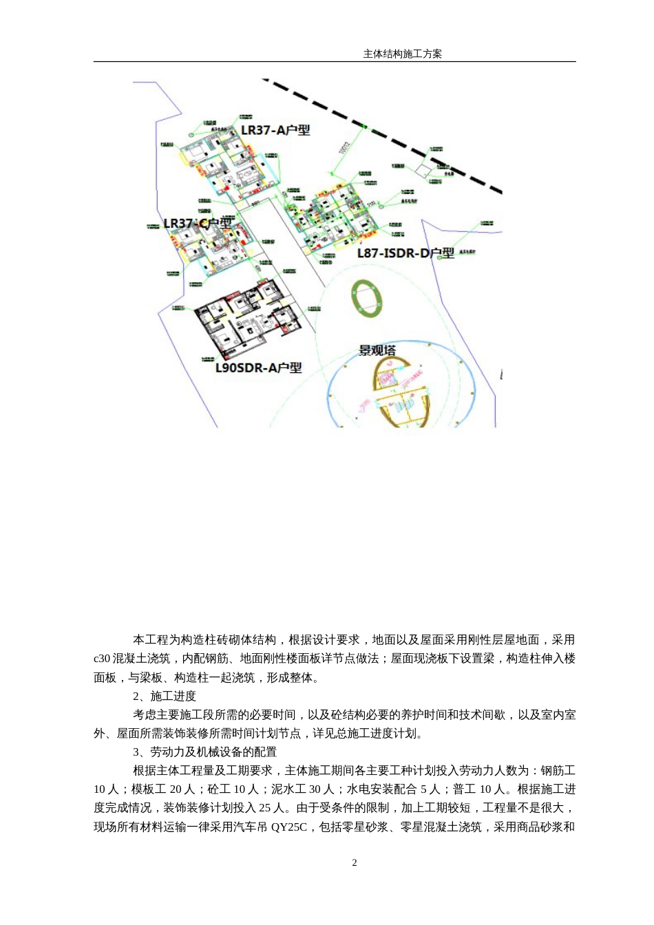 恒大岷江新城样板房主体结构施工方案(审查意见)（24P）_第3页