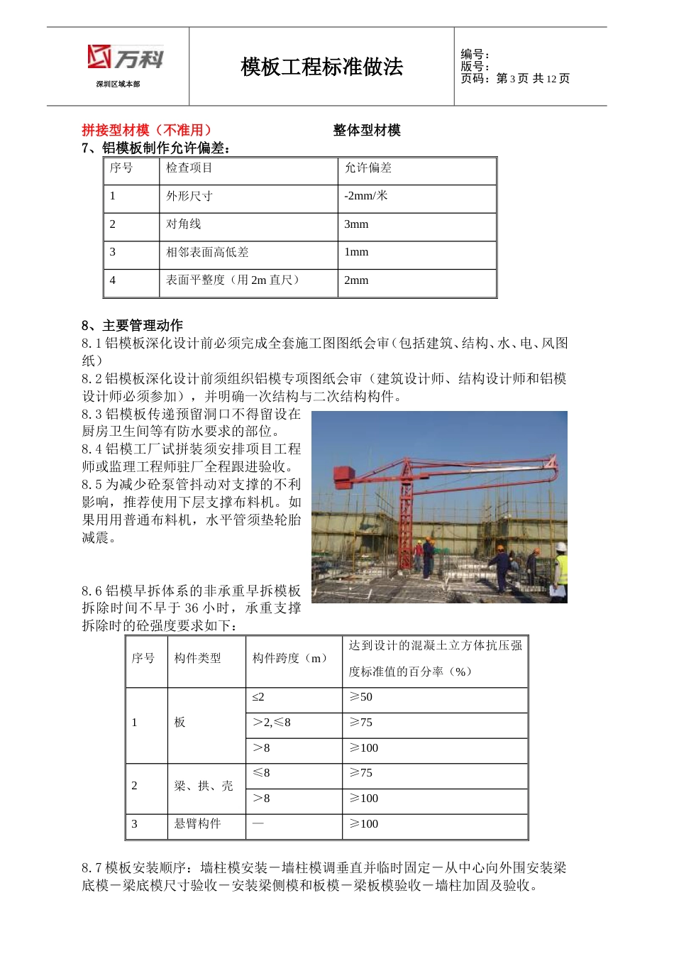 广州万科铝合金模板工程标准做法(发布版)（11P）_第3页