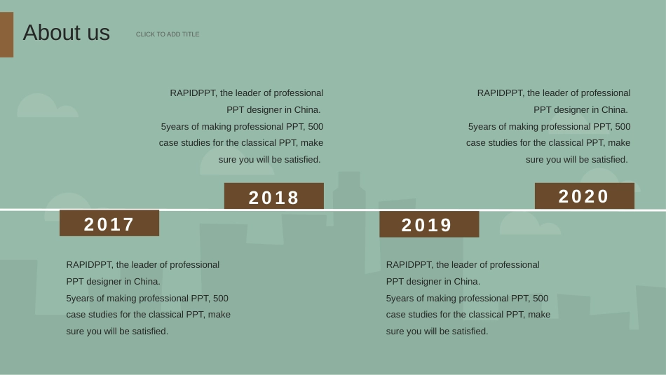 2020鼠年创意封面商务扁平年终总结动态PPT模板_第3页