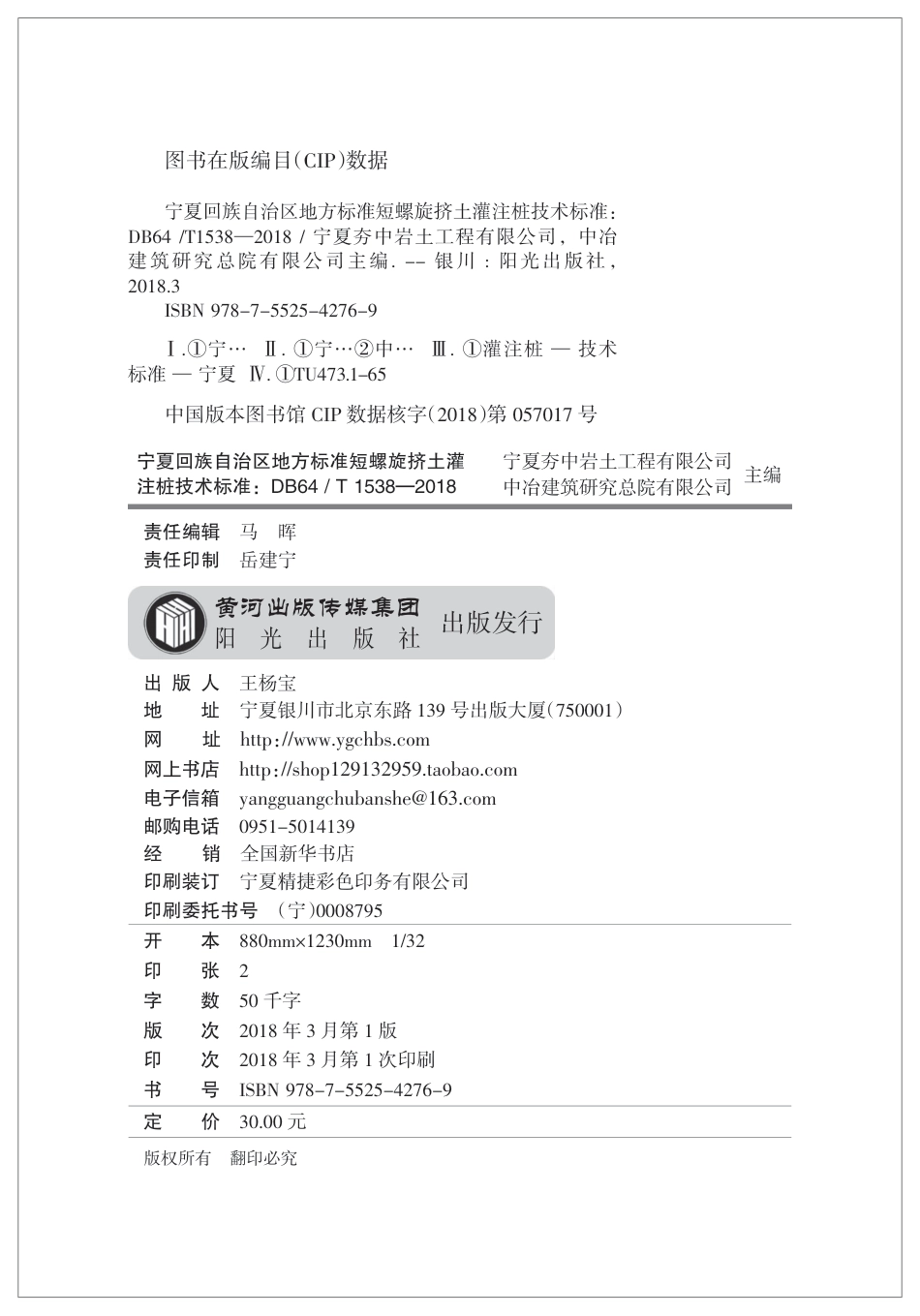 DB64∕T 1538-2018 短螺旋挤土灌注桩技术标准_第3页