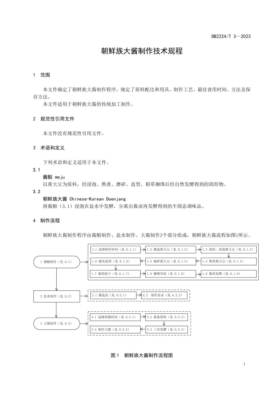 DB2224∕T 3-2023 朝鲜族大酱制作技术规程_第3页