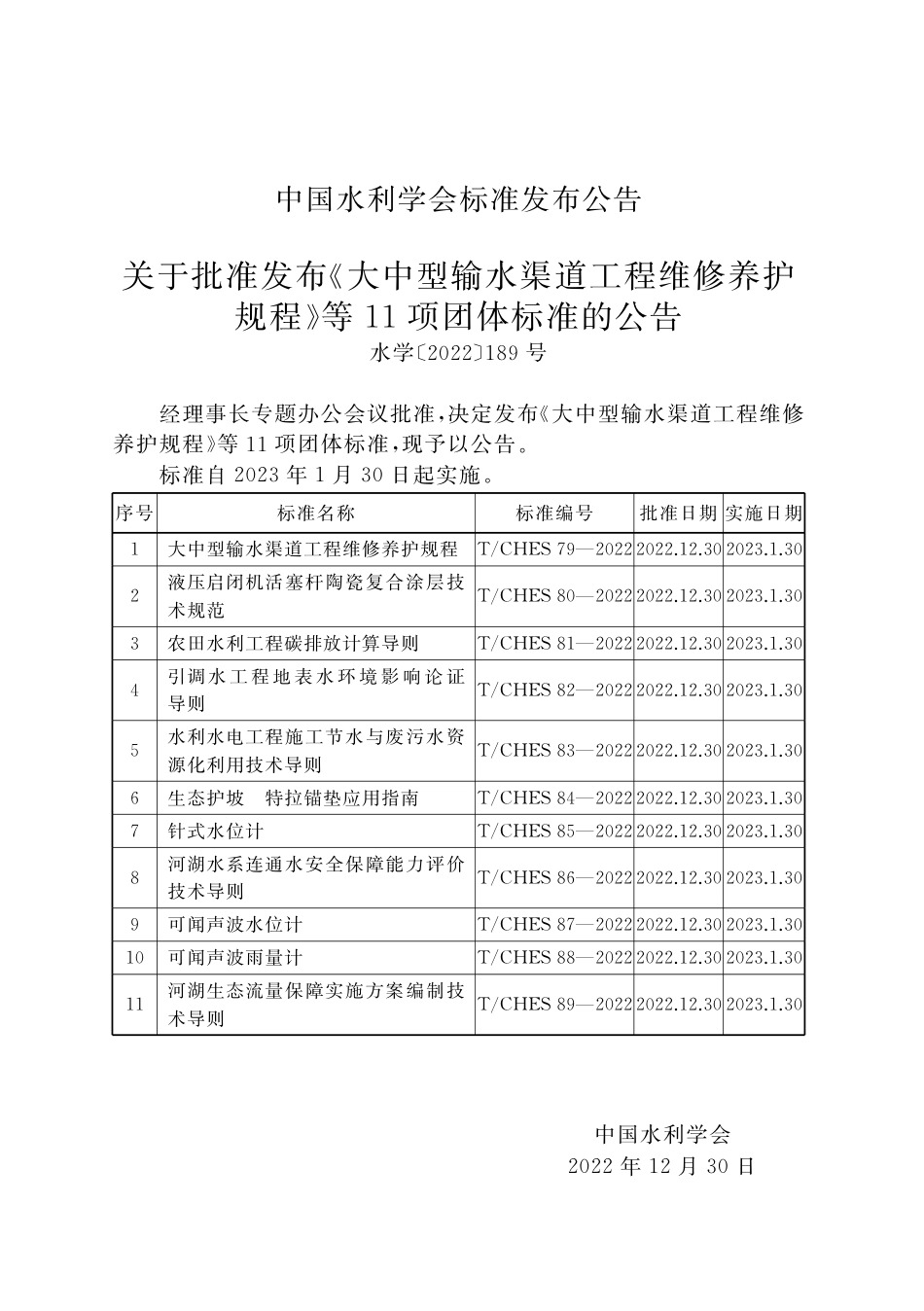 T∕CHES 86-2022 河湖水系连通水安全保障能力评价技术导则_第3页