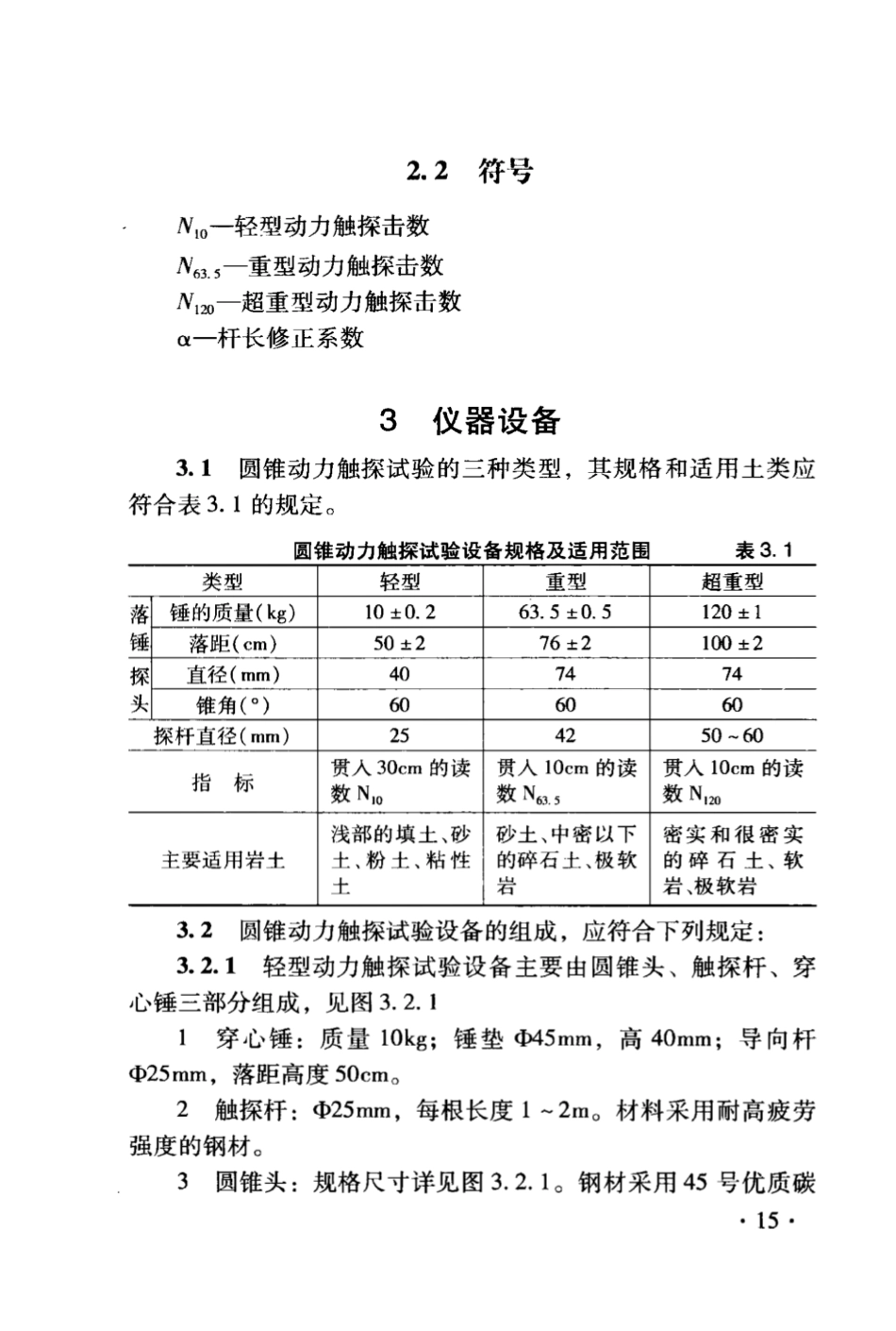 DB21∕T 1564.2-2007 岩土工程勘察技术规程 圆锥动力触探试验规程_第3页