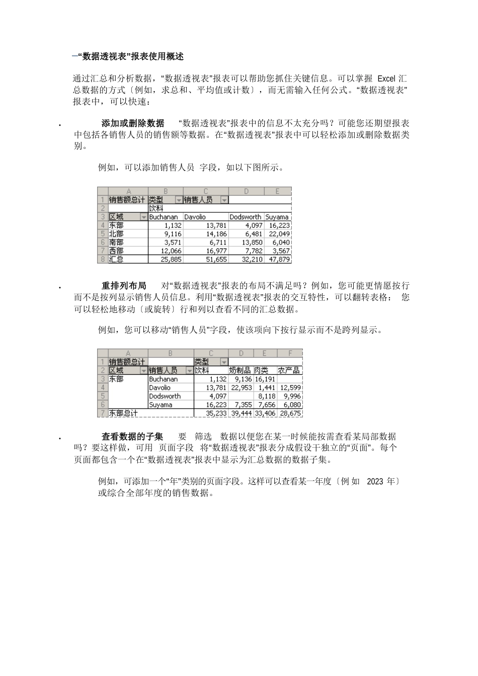 2023年Ecel数据透视表技巧说明_第2页