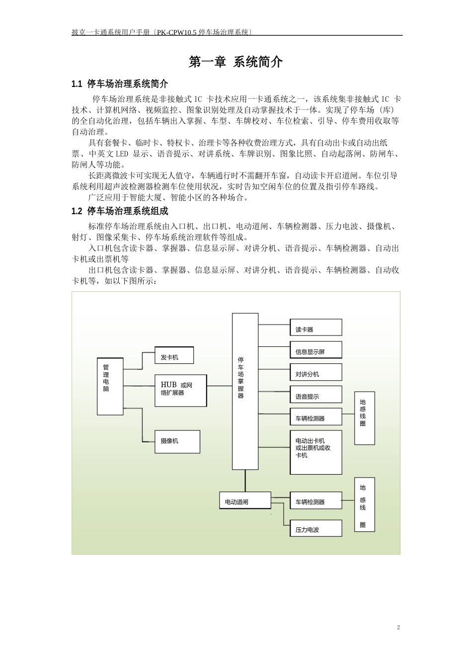 CPW105停车场管理系统使用手册_第3页