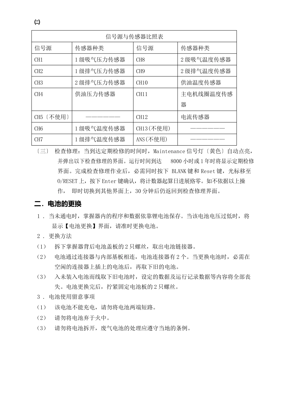 ALE132W-SH无油螺杆空压机维护保养手册_第3页