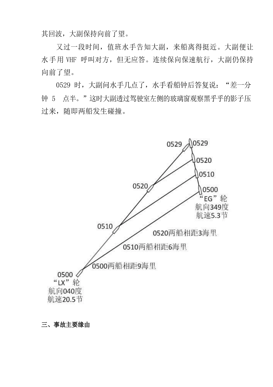 05“案例新连云港”轮与巴拿马籍“EVERGAIN”轮碰撞事故_第3页