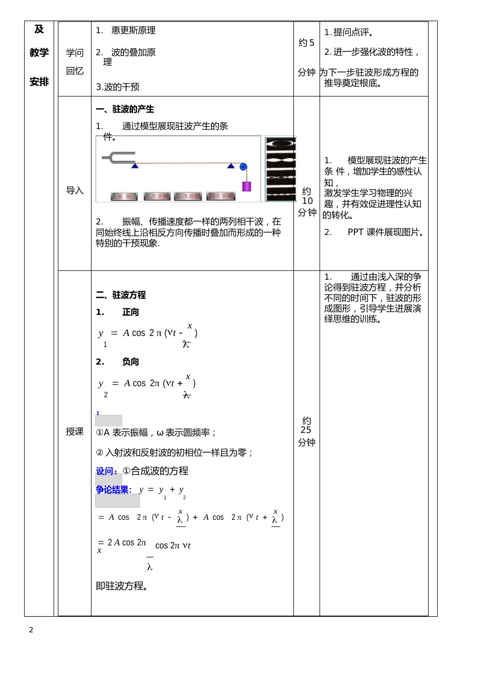 12驻波教学设计_第2页