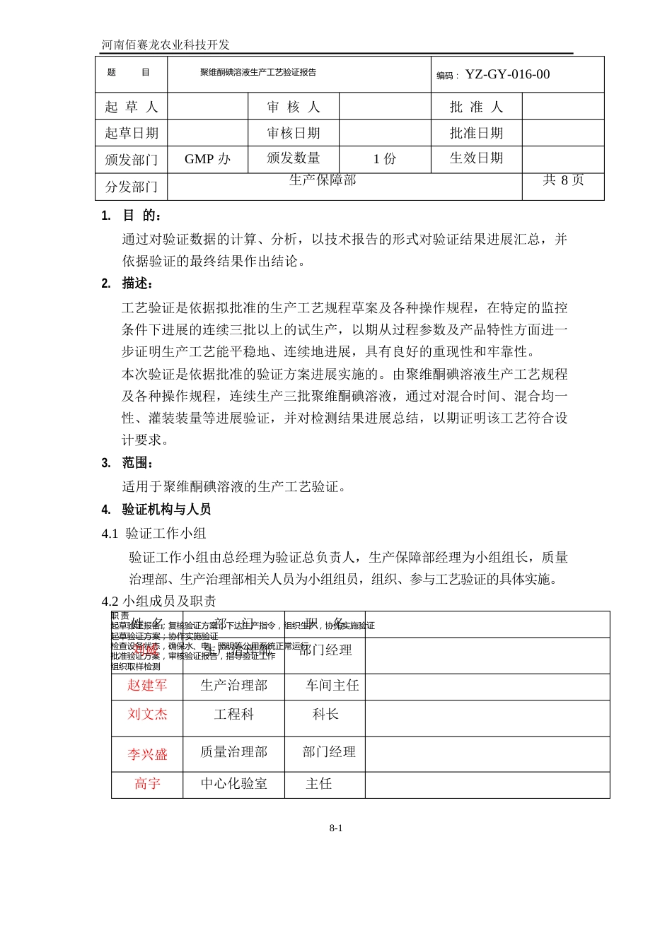 08聚维酮碘溶液验证报告_第1页