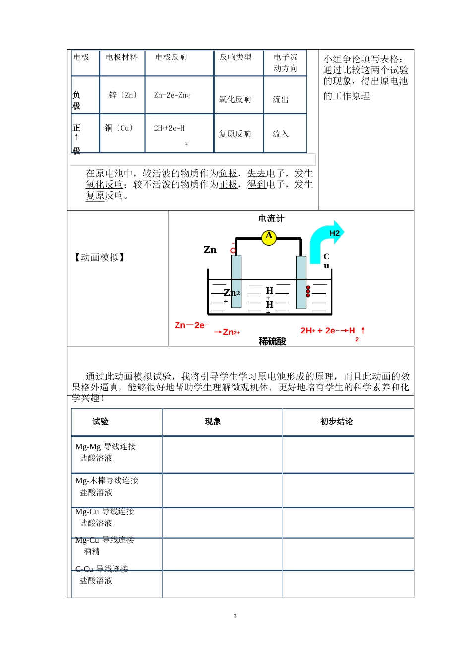 《原电池》教学设计_第3页