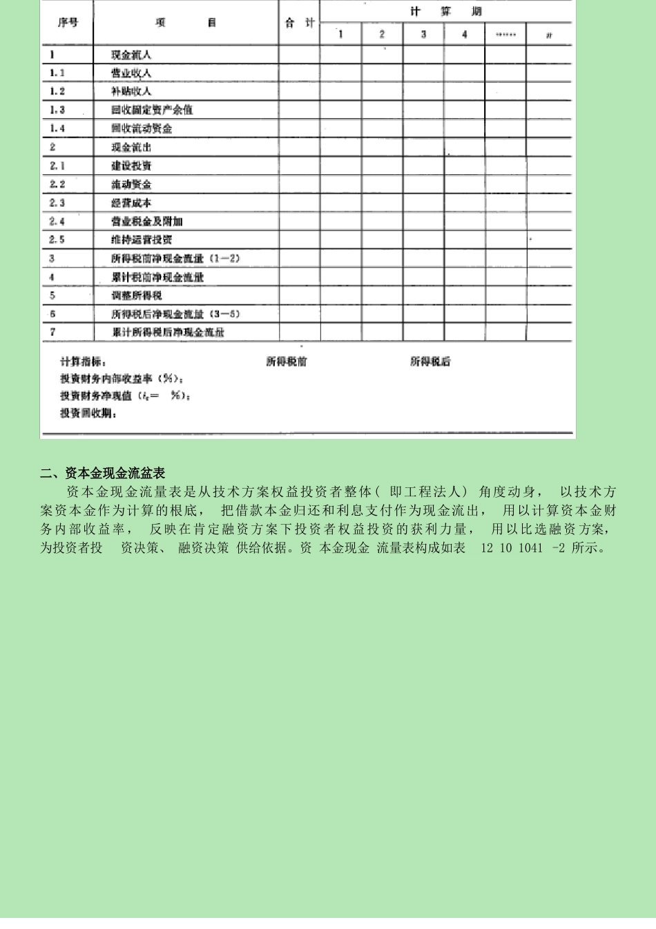 1Z101040技术方案现金流量表的编制_第2页