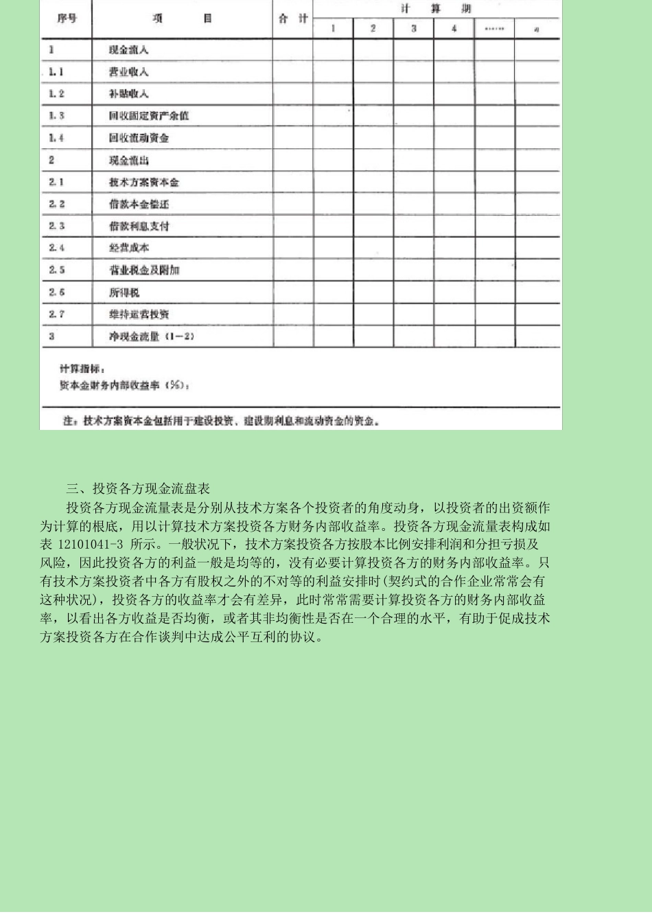 1Z101040技术方案现金流量表的编制_第3页