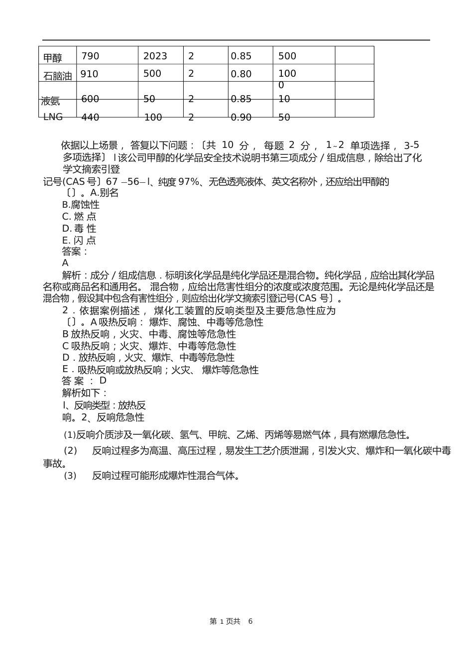 2023年化工实务真题_第3页