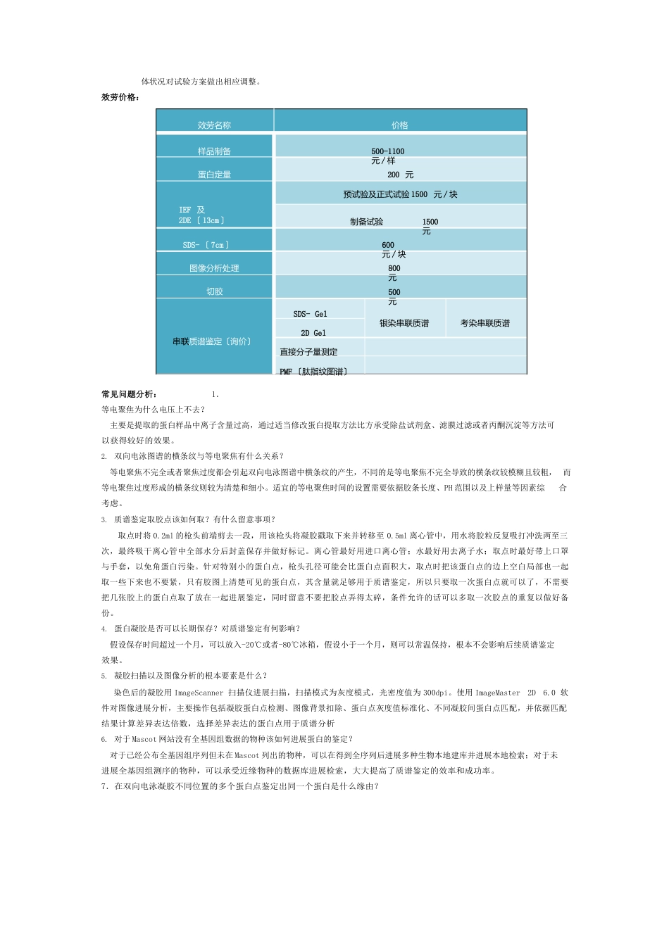 2D电泳及质谱鉴定技术服务_第3页