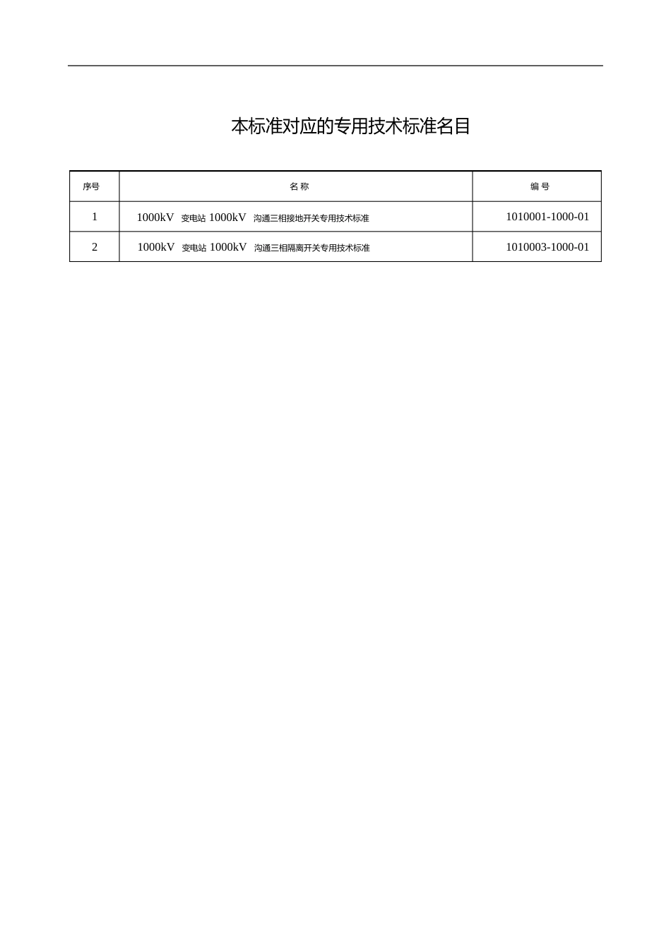 1000kV高压交流隔离开关和接地开关通用技术规范_第2页