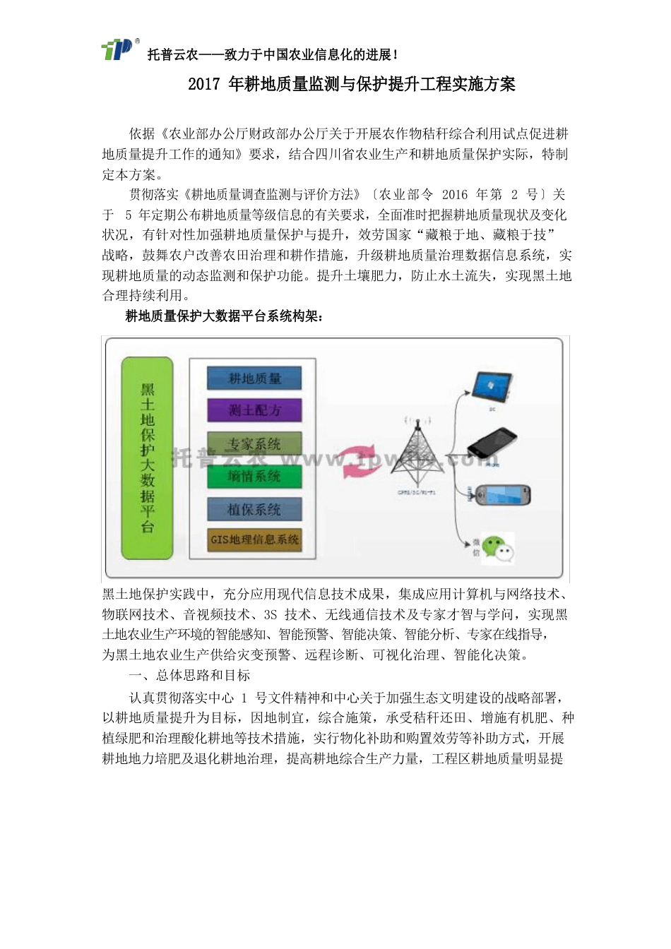 2023年耕地质量监测与保护提升项目实施方案_第1页