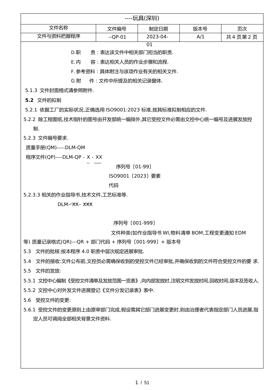 ISO质量管理体系质量手册程序文件_第2页