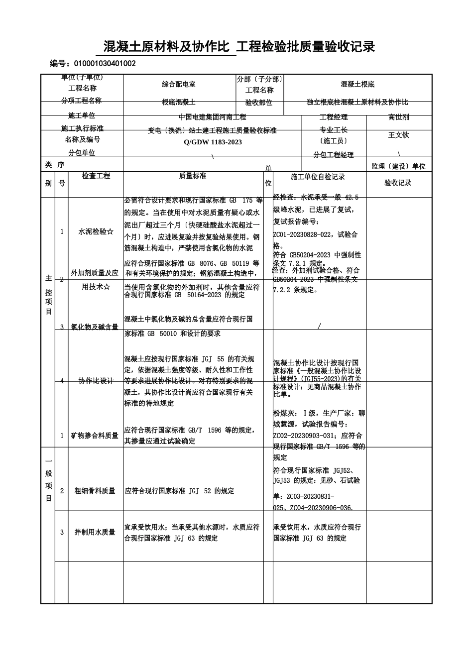 02独立基础柱混凝土配合比_第1页