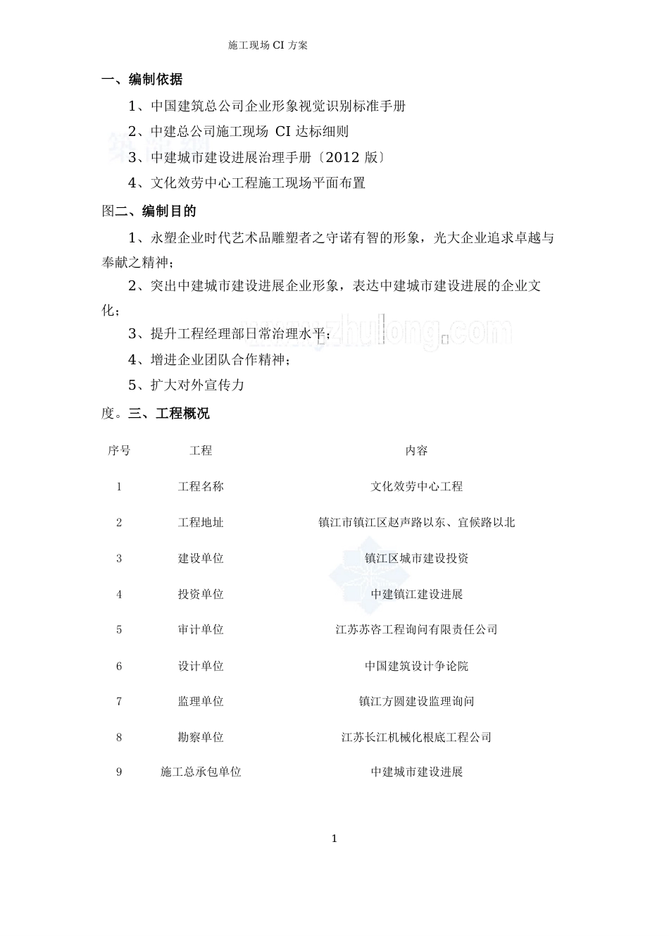 (策划书与广告)中建建筑工程施工现场ci策划_第3页