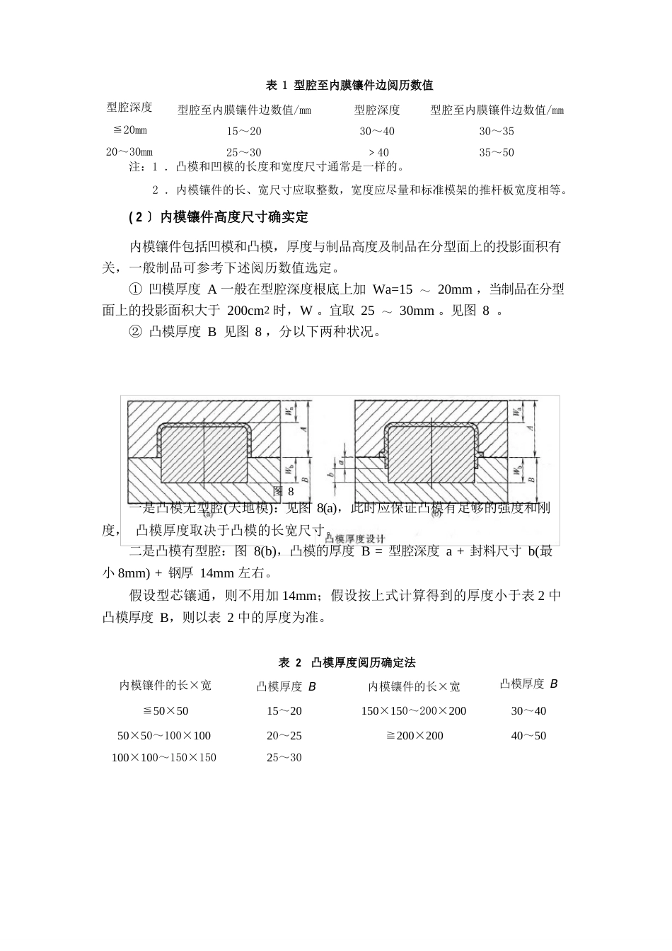 1-4模具内模镶件尺寸的确定_第2页