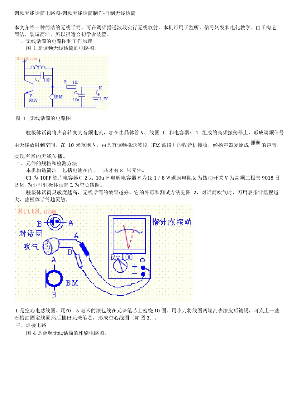 FM调频发射器制作资料_第1页