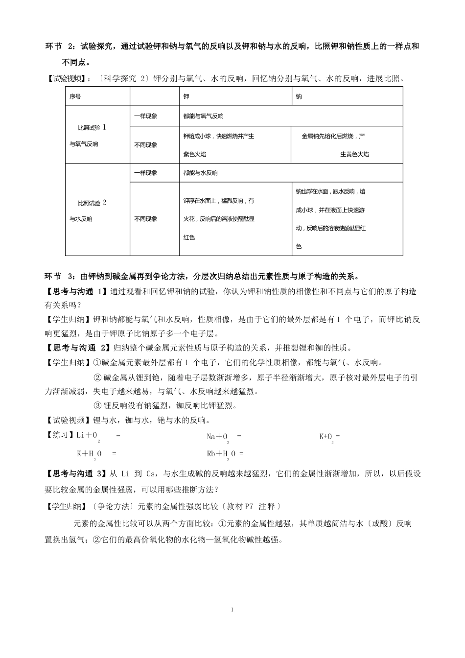 《元素的性质与原子结构》教学设计_第2页