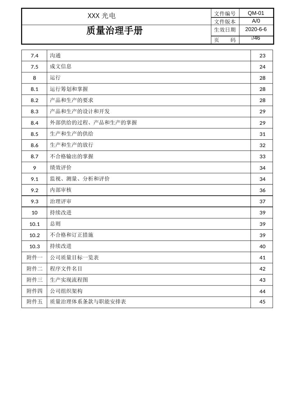 ISO9001-2023年质量管理体系手册_第3页