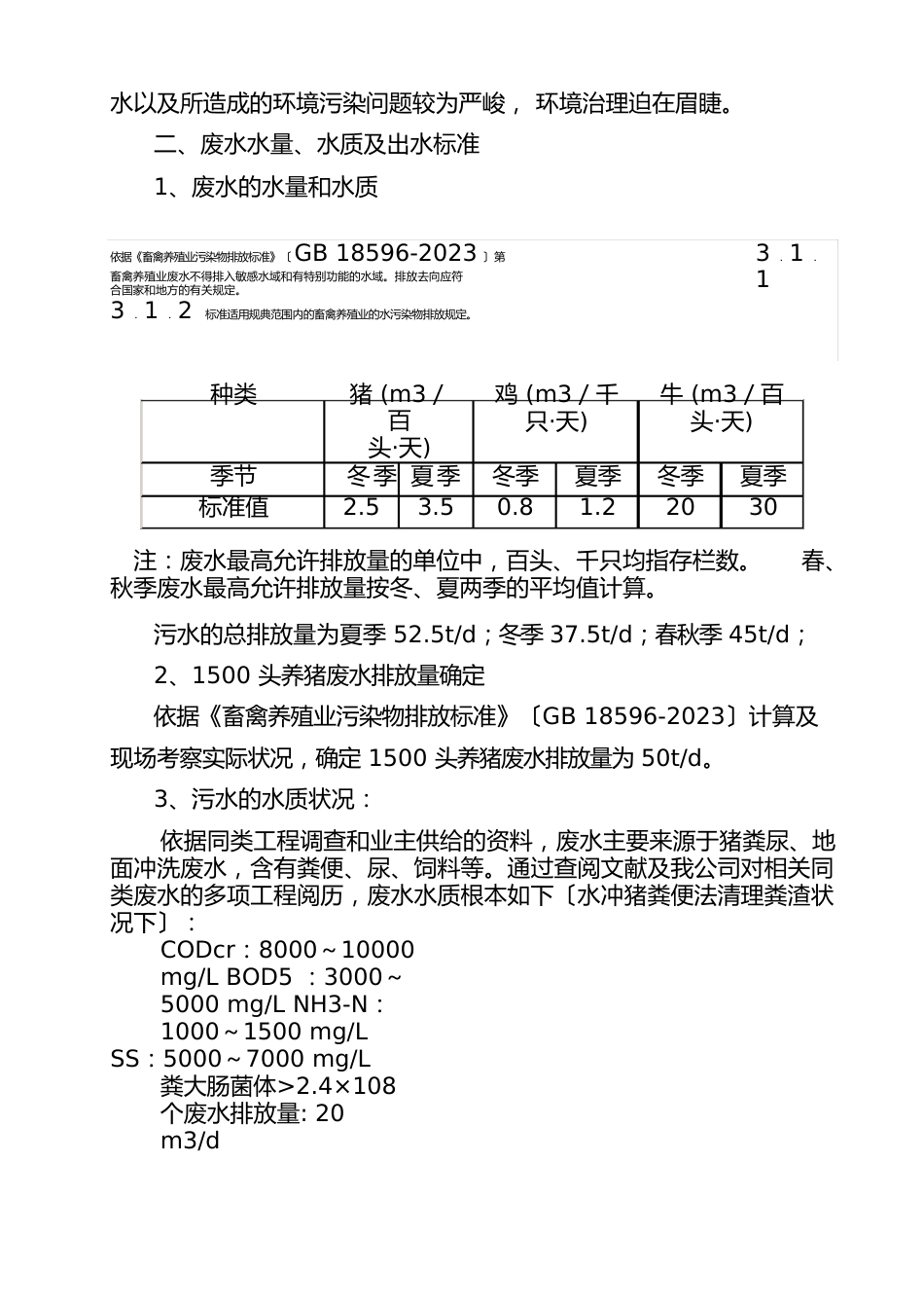 1500头(50T)养猪场废水处理方案设计2023年_第2页