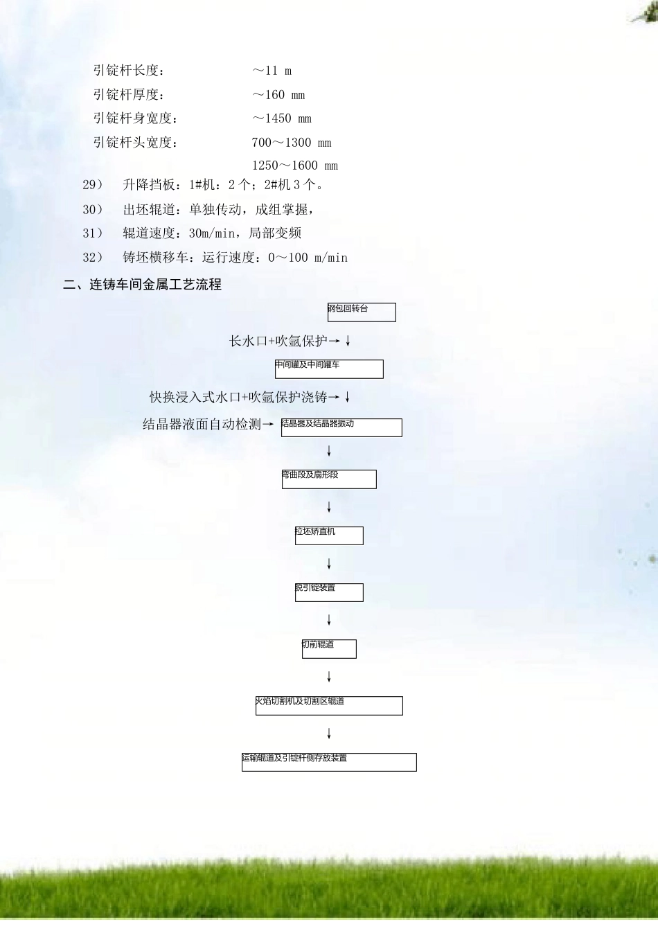 1600mm板坯连铸机工艺技术操作规程_第3页