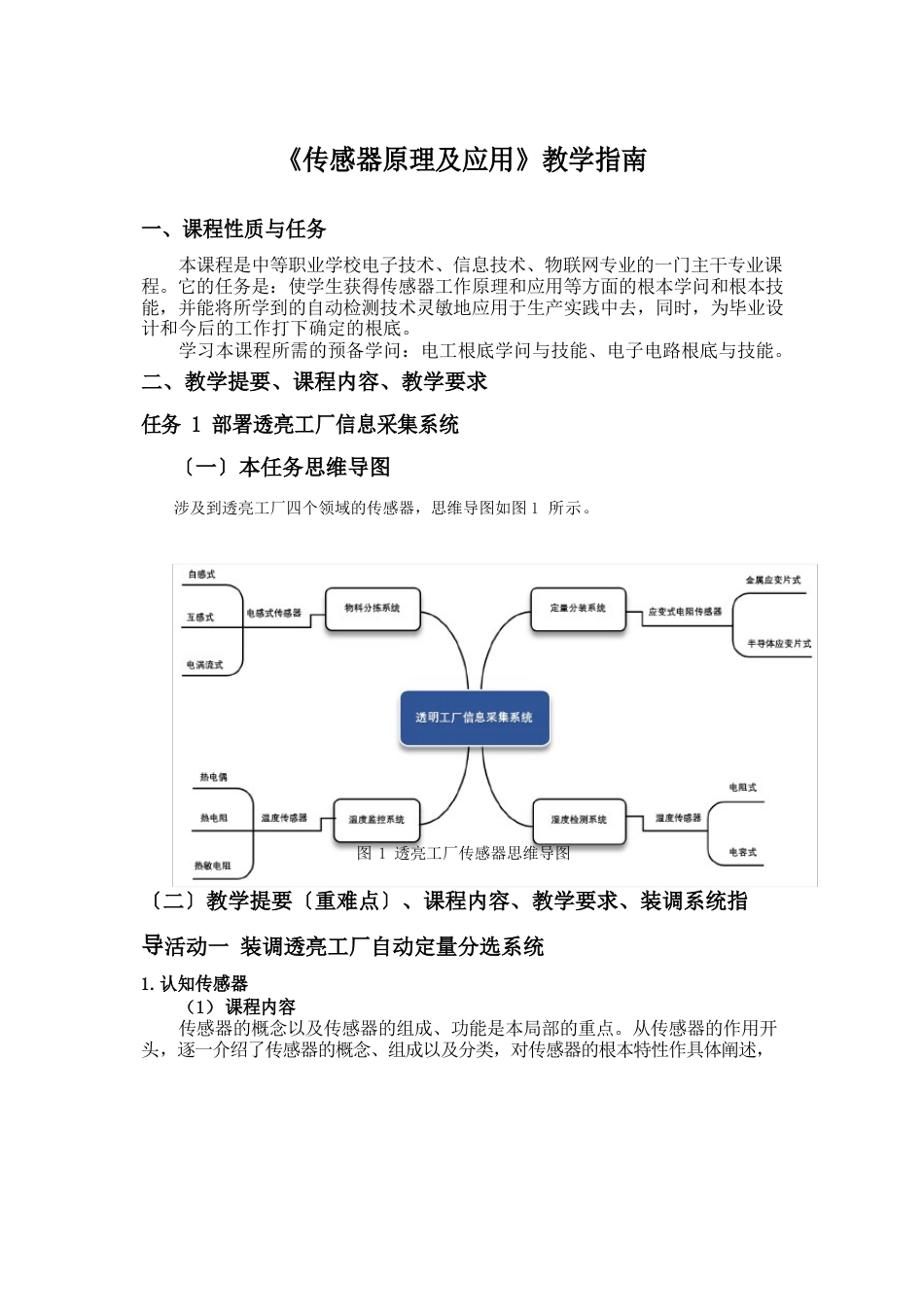 《传感器原理及应用》教学指南_第1页