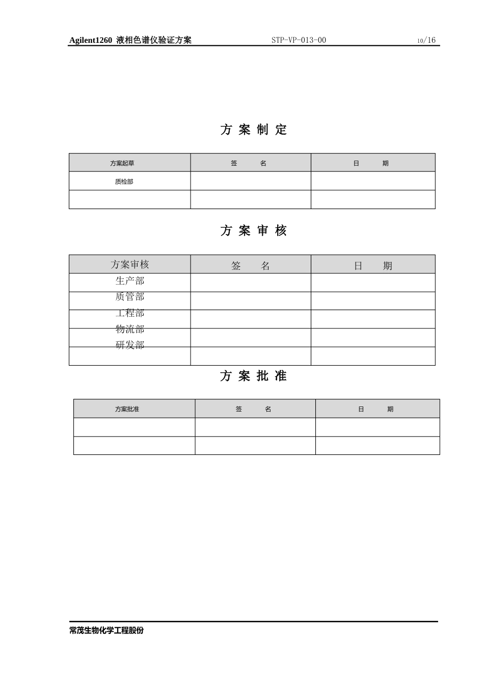 013Agilent1260液相色谱仪验证方案_第2页