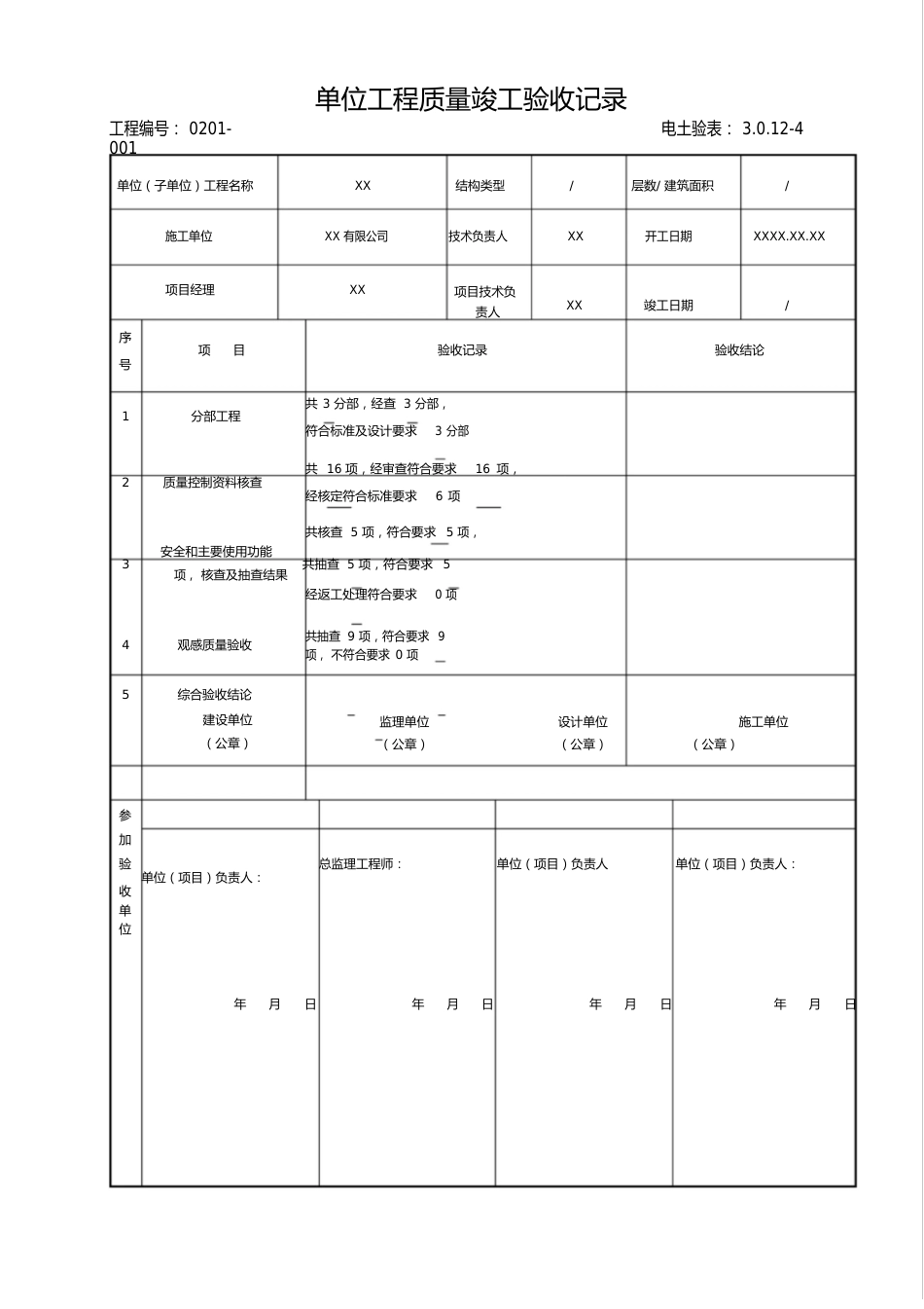 DL／T52101-2023年电力建设施工质量验收及评定附表全套_第2页