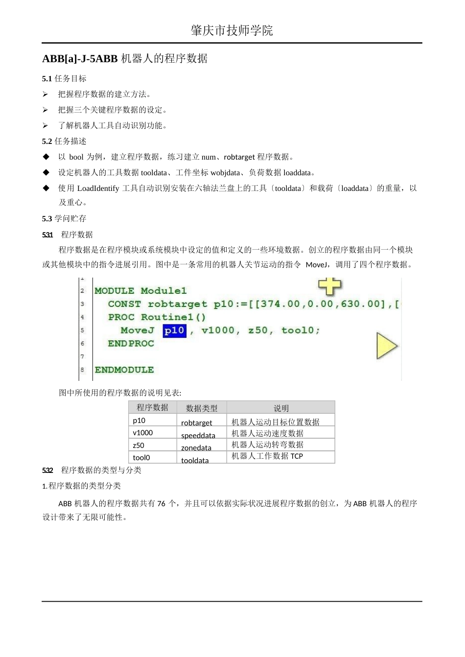 ABB机器人程序数据_第1页