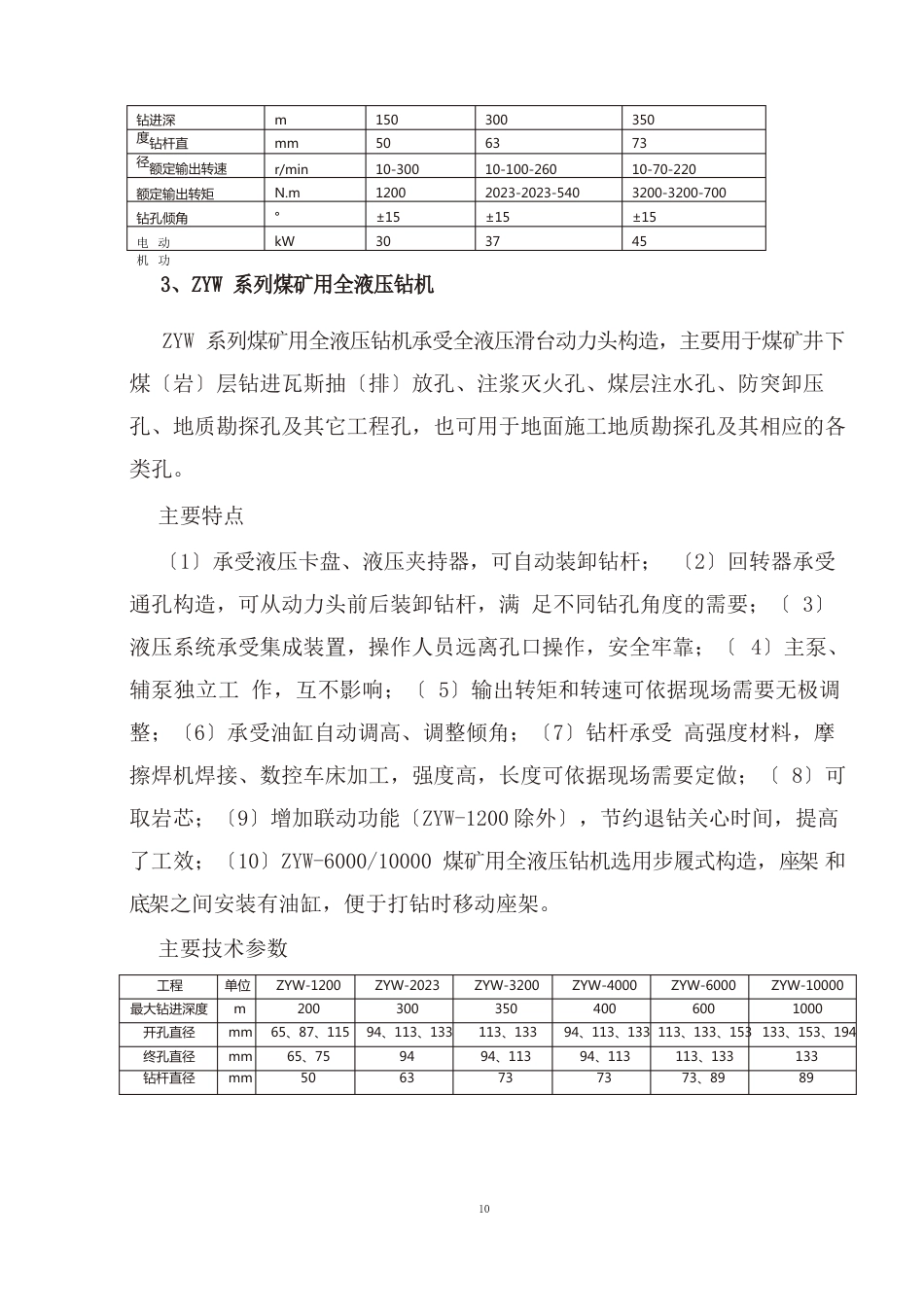 ZYD1250SA型矿用全液压坑道钻机概述_第3页