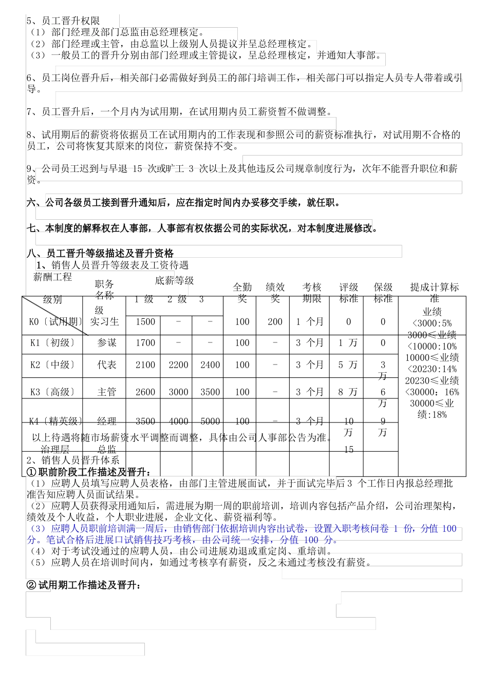 11内部员工晋升制度_第2页