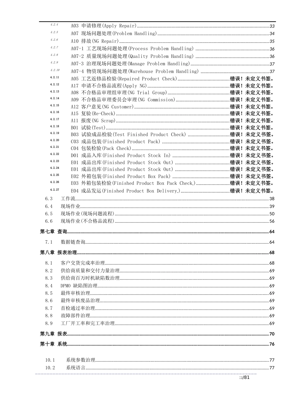 OrBit-平台MES系统用户手册模板_第3页