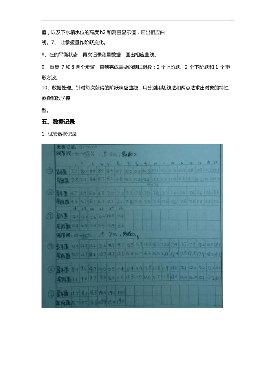 2023年1637孔艺臻双容水箱特性检验测试实验报告_第3页