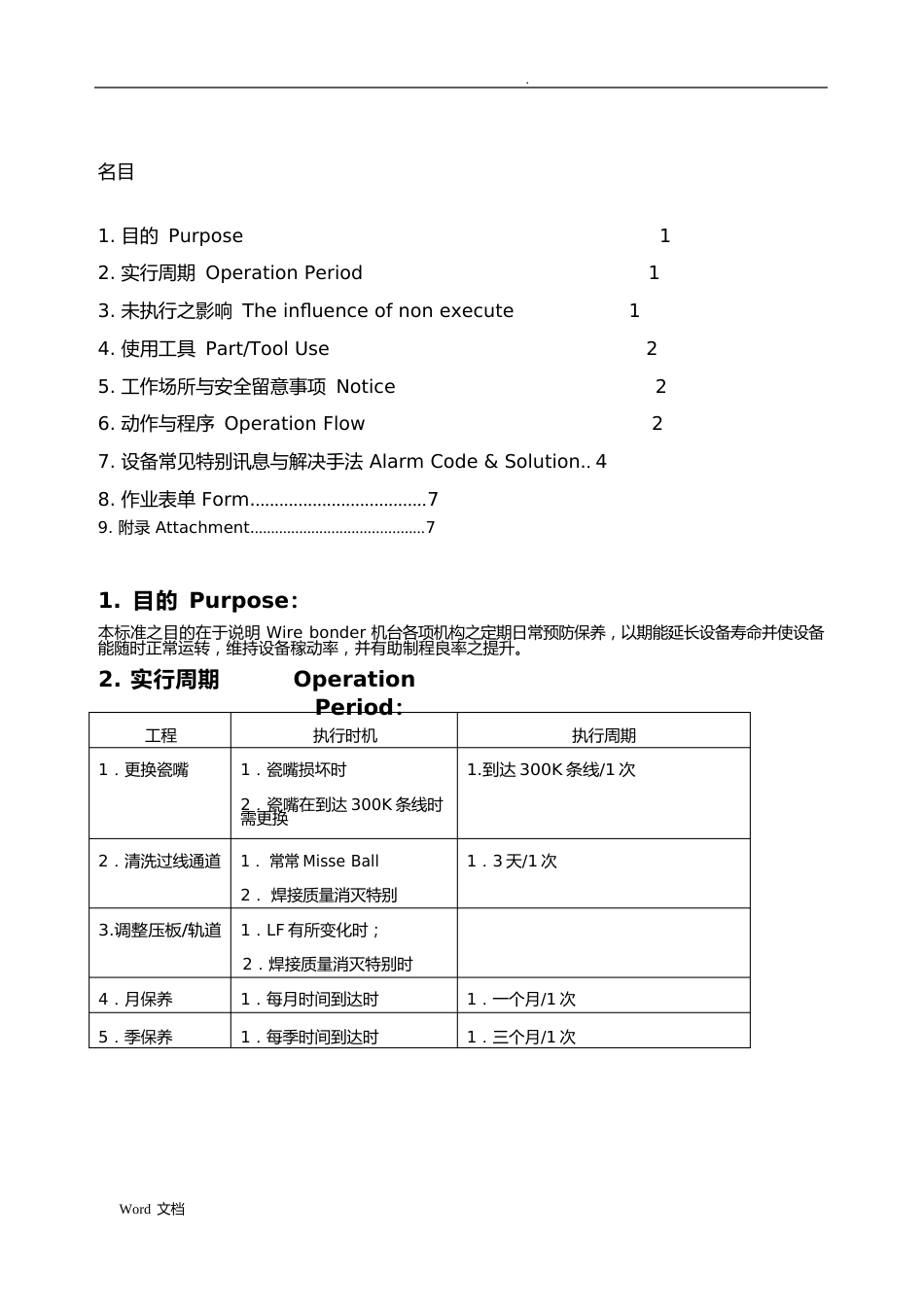 WireBonder保养手册_第1页