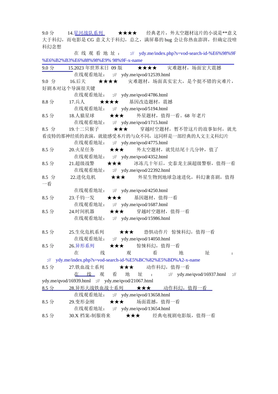 100部科幻电影推荐部分剧情介绍_第2页