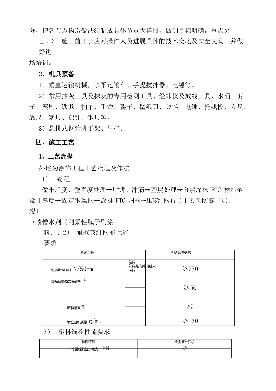 FTC保温砂浆施工工艺_第3页