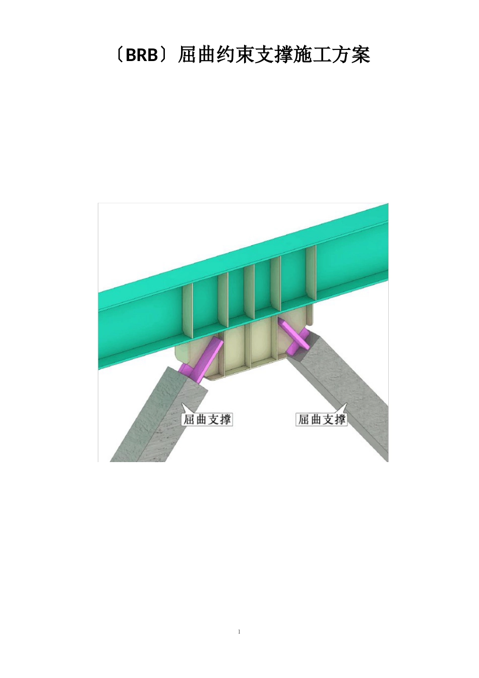 (BRB)屈曲约束支撑施工专项方案_第1页