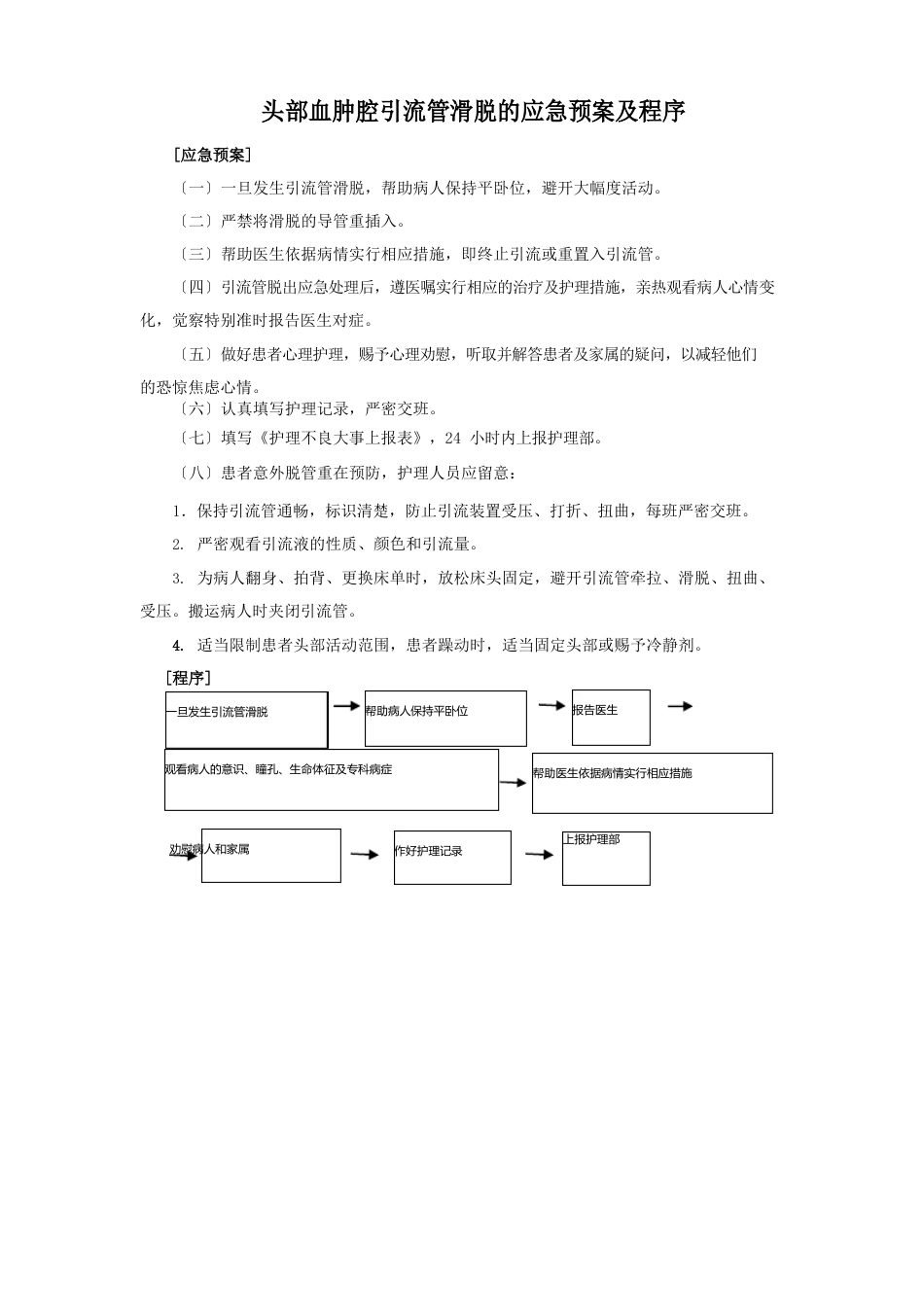 11神经外科导管脱落应急预案_第3页