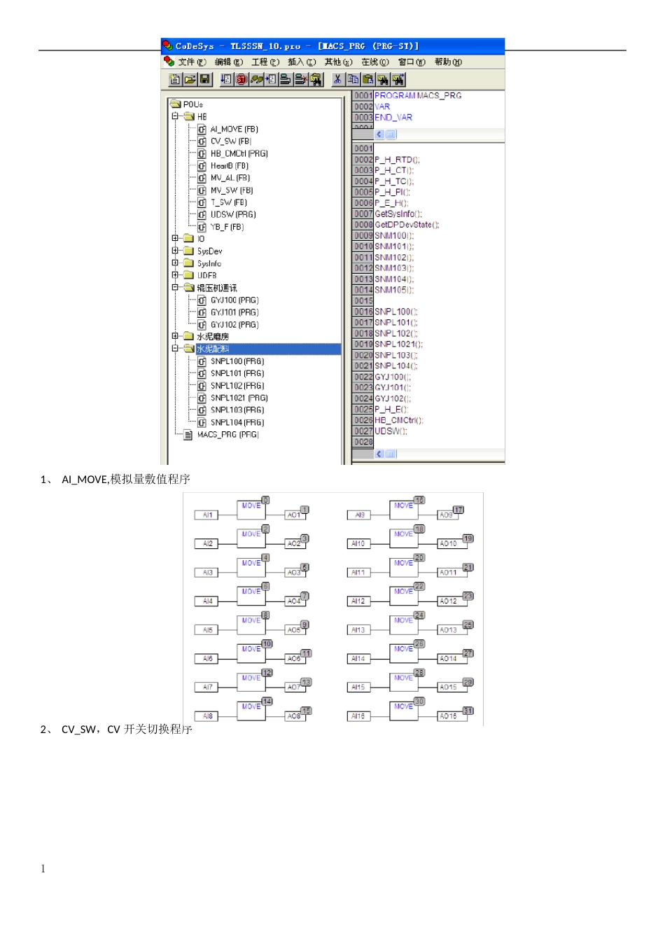 APC项目和利时DCS控制程序说明_第1页