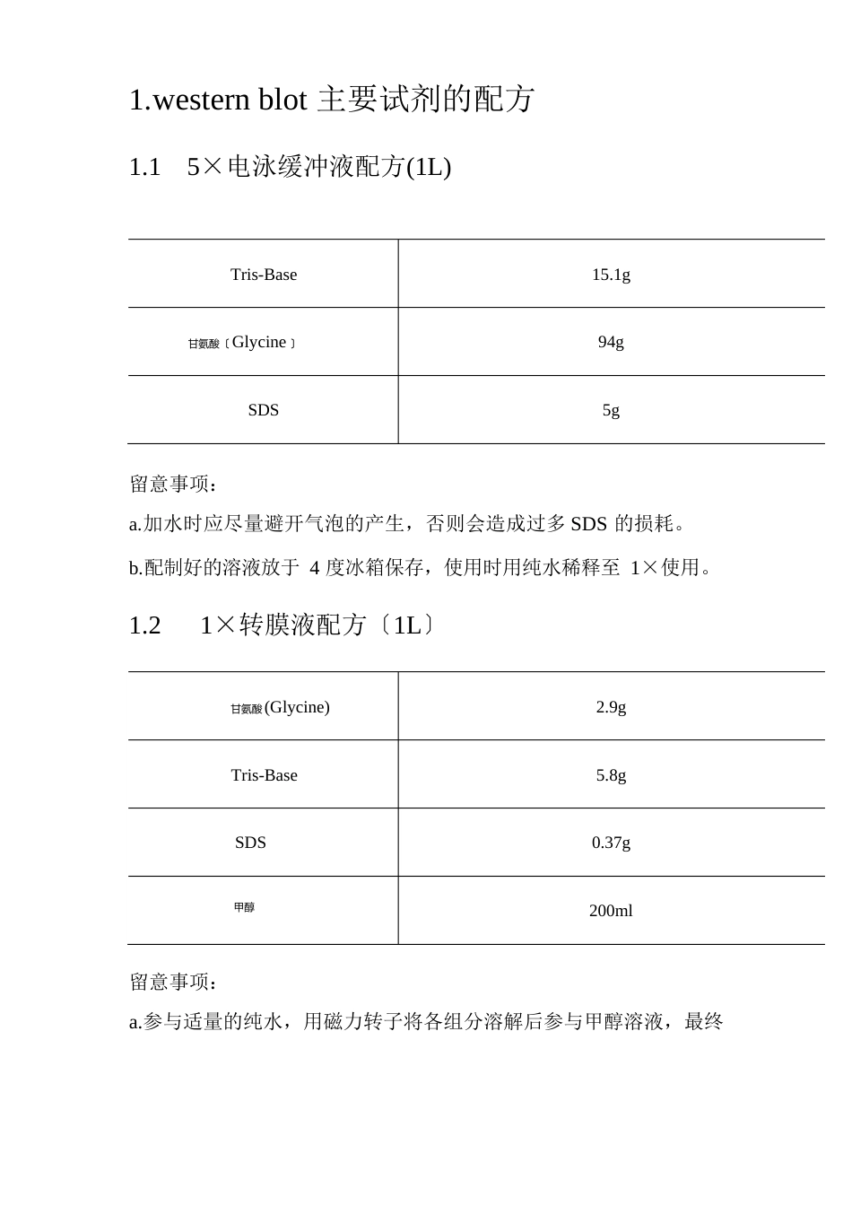 WesternBlot使用技术手册_第2页