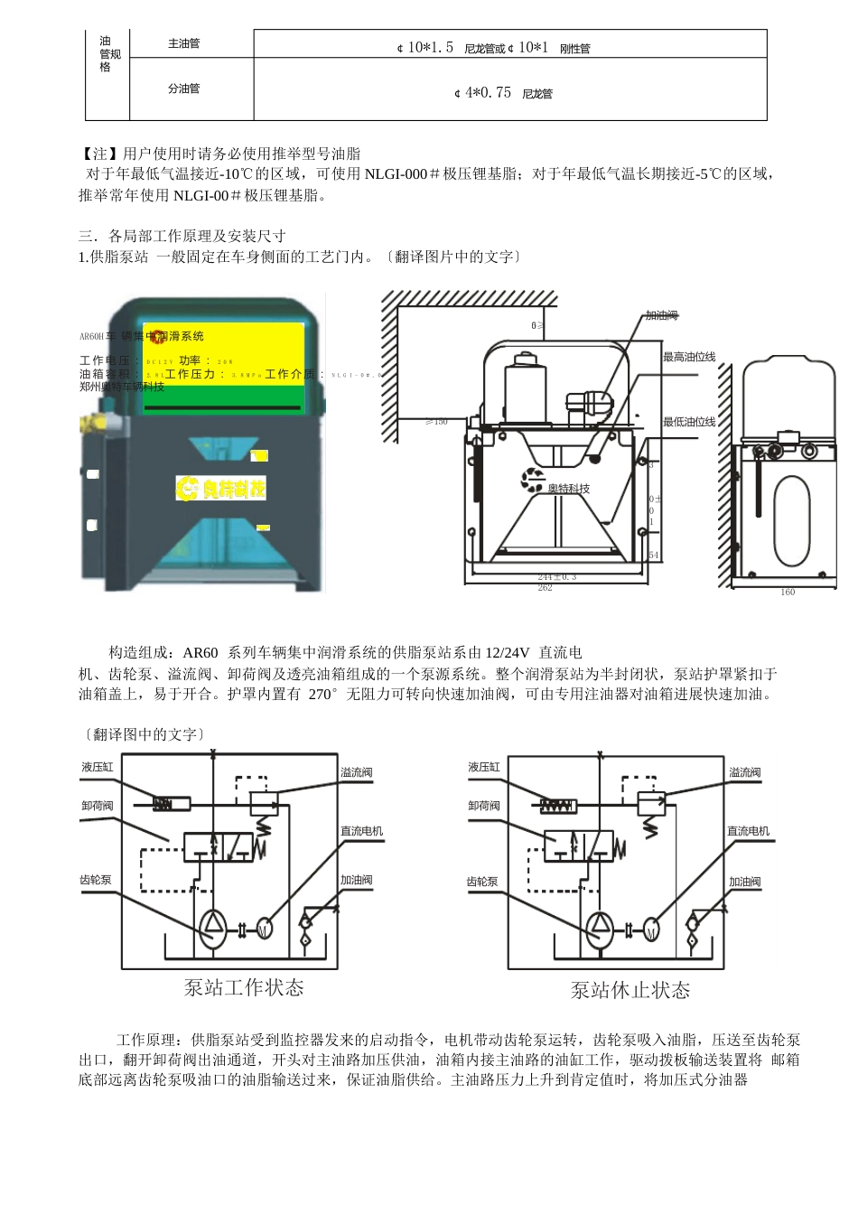 AR60系列车辆集中润滑系统说明书_第2页